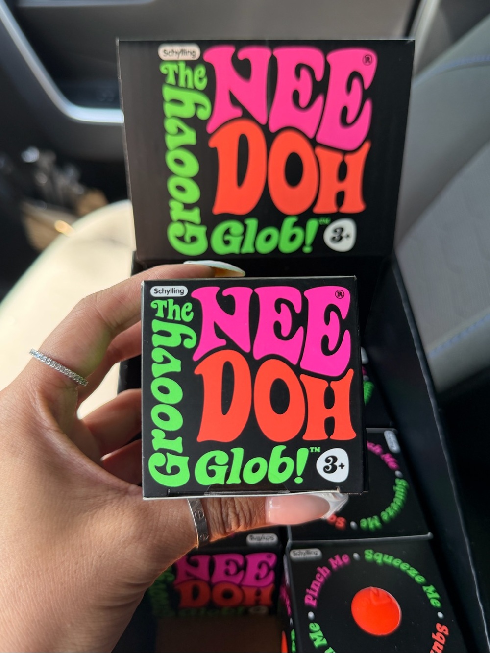 Schylling Super Nee Doh Groovy Glob - Green Squish Toy